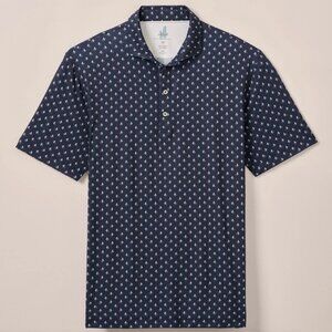 Johnnie-O Featherweight Performance Polo - For the Birdies Print